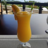 Mango juice at La Luna in Manuel Antonio