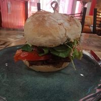 Yummy Vegan Burgers at Barista Sista Beanery in Nurioopta