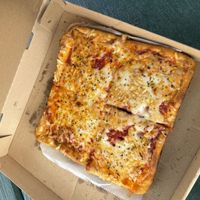 Sicilian pizza at Mora Pizza in Miami