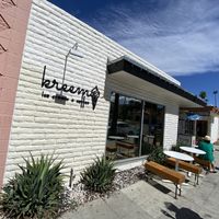 Outside at Kreem in Palm Springs