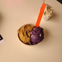 Almond Latte (Left) & Ube (Right) at Kreem in Palm Springs