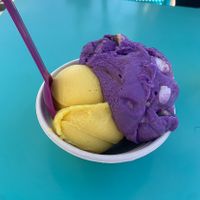 Ube and persian saffron flavors  at Kreem in Palm Springs