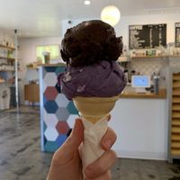 Ube & Chocolate Cookies & Cream at Kreem in Palm Springs