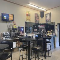 Bar and smoothie area at Carmine's Italian Deli in Elmsford