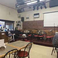 Band area at Carmine's Italian Deli in Elmsford