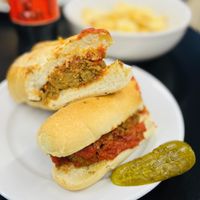 Vegan Meatball Parm Wedge  at Carmine's Italian Deli in Elmsford