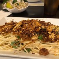 Thai papaya salad with vegan beef  at Saigonese in Hartsdale