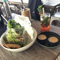 Flavors of Asia bowl at Genius Cafe in Sanur