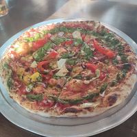 Pesto pizza at Common - Nell's Pizza in Manchester