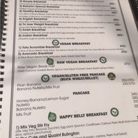 Some more of menu at Pumpernickel Bakery and Babylon Cafe in Pokhara