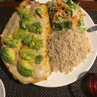 Vegan enchilada at Pumpernickel Bakery and Babylon Cafe in Pokhara