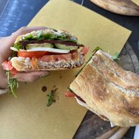 vegan metronia (super fresh!)  at Duecento Gradi in Rome