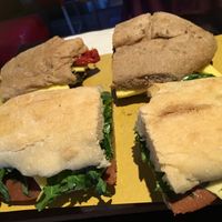 Mmmmm, sandwiches. at Duecento Gradi in Rome