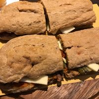 Vegan Montecitorio panini at Duecento Gradi in Rome