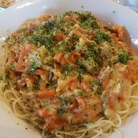 pasta dish at Petit Paris in Kortrijk