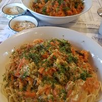 pasta dishes at Petit Paris in Kortrijk