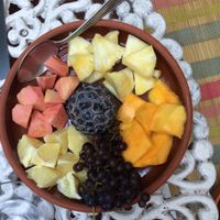 Tropical fruits for breakfast 💕 at Hostal Patio de 27 in Havana