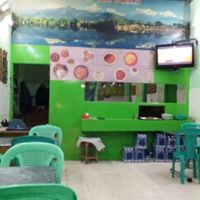 inside at Nepali Restaurant in Mandalay