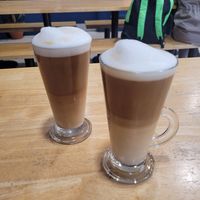 Caffè latte at Causeway Cafe in Belfast