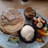 Biscoff pancakes at Causeway Cafe in Belfast