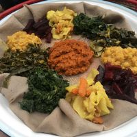 Sharing tray  at Light of Africa in South West London