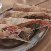 Wrap de falafel at IAKNI in Barcelona