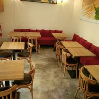 Small and nice resturant and you can sit outside at IAKNI in Barcelona