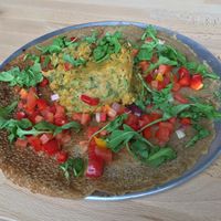 Savory pancake at VanGogh's Eeterie in Springfield