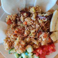 Vegan Nasi Goreng at VanGogh's Eeterie in Springfield