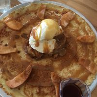 Dutch pancake with apples and ice cream at VanGogh's Eeterie in Springfield