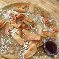 Dutch pancake with apples  at VanGogh's Eeterie in Springfield