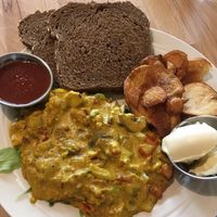 Tofu scramble dish  at VanGogh's Eeterie in Springfield