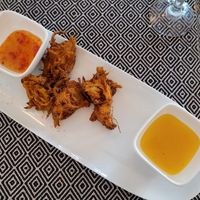 Onion Bajhi at Curry India in Uppsala