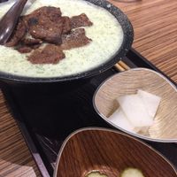 Yummy savory saucy  at No Meat Burger Health in Busan