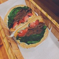 Bulgogi Burger at No Meat Burger Health in Busan