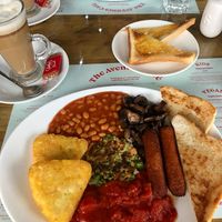 Vegan breakfast  at The Avenues Cafe in Nottingham