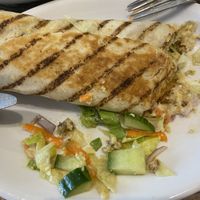 Falafel wrap  at Vegetus in Cheltenham