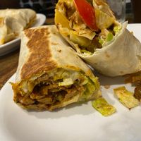 Kebab roll at Vegetus in Cheltenham