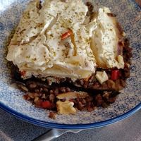 Moussaka at Vegetus in Cheltenham