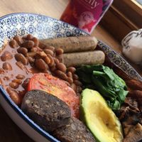 vegan breakfast at Vegetus in Cheltenham