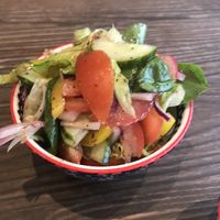 Dressed side salad  at Vegetus in Cheltenham