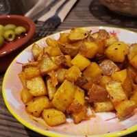 Yummy potatoes at Vegetus in Cheltenham