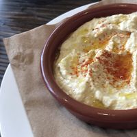 Hummus was amazing - loved it   at Vegetus in Cheltenham