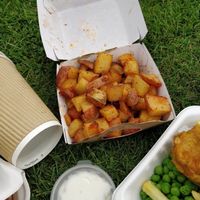 Patatas bravas at Vegetus in Cheltenham