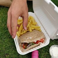 Seitan pita 🤤 at Vegetus in Cheltenham