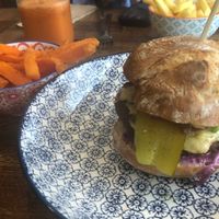 Brilliant burger at Vegetus in Cheltenham
