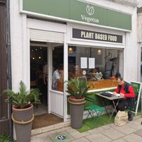 Cafe frontage at Vegetus in Cheltenham