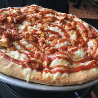 Soy and barbecue  at Veggie Crust in Brookline