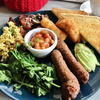 full vegan breakfast  at Cranberry Swamp in Whitby