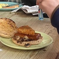 Breakfast bun  at Cranberry Swamp in Whitby